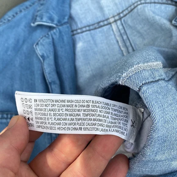 Life In Progress Denim Romper - Picture 9 of 9